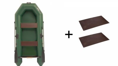 Лодка ПВХ Tulin Победа 2800 с фанерными вставками под мотор Лодка ПВХ Tulin Победа 2800 с фанерными вставками под мотор