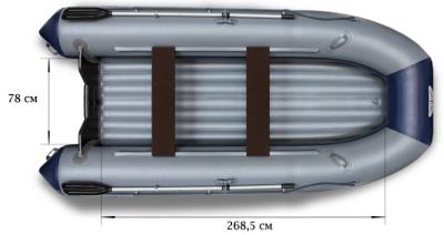 Лодка ПВХ Флагман 380 L моторная Лодка ПВХ Флагман 380 L моторная